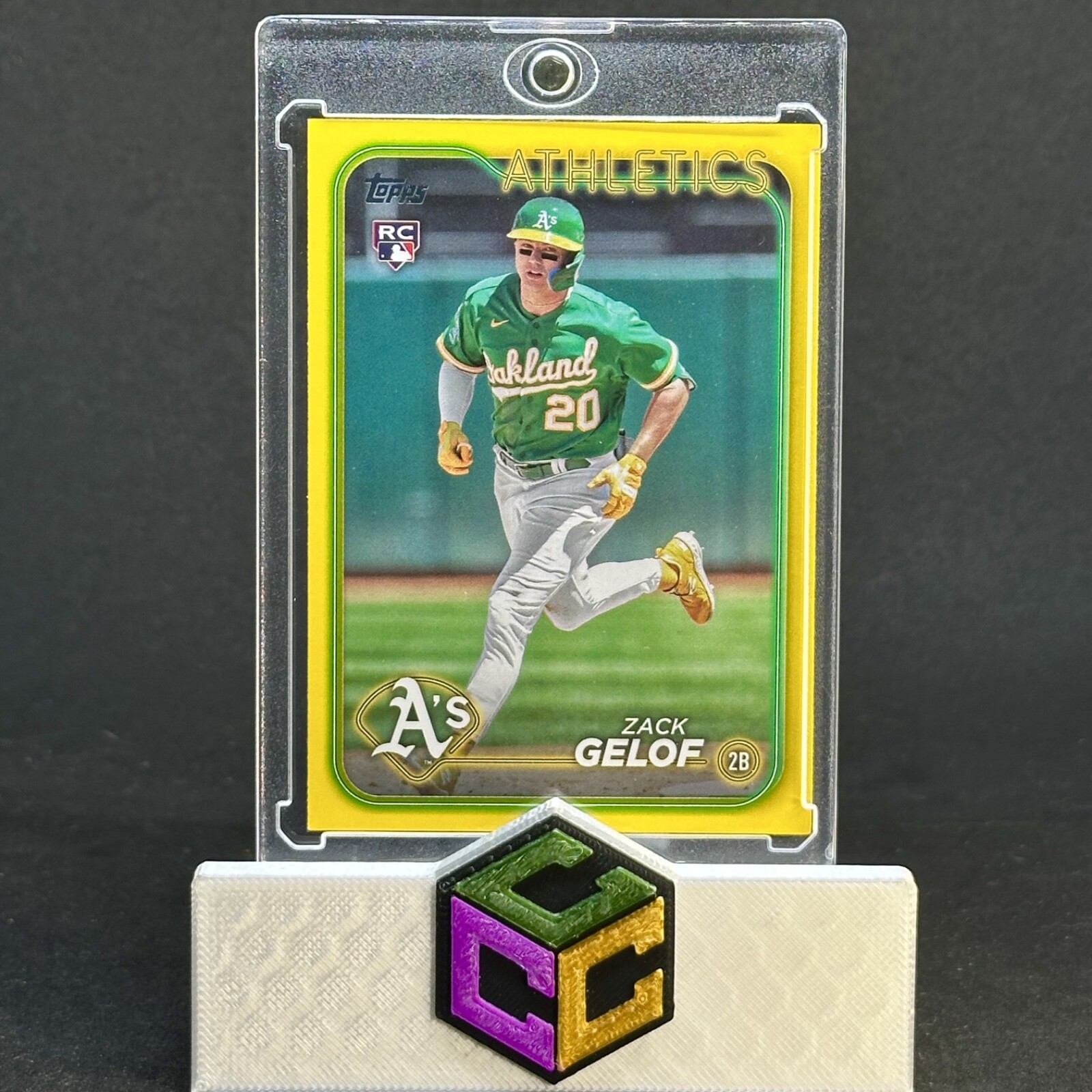 2024 Topps Series 1 Zack Gelof Rookie Card RC Yellow Border #166- Oakland A's