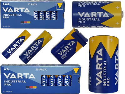 Varta Industrial Pro Batterien - Auswahl - MHD 2035 (9V-Block bis 2029)