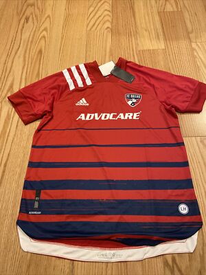 Adidas MLS 2020/2021 FC Dallas Authentic Aeroready Home Jersey L EH8694  BNWT