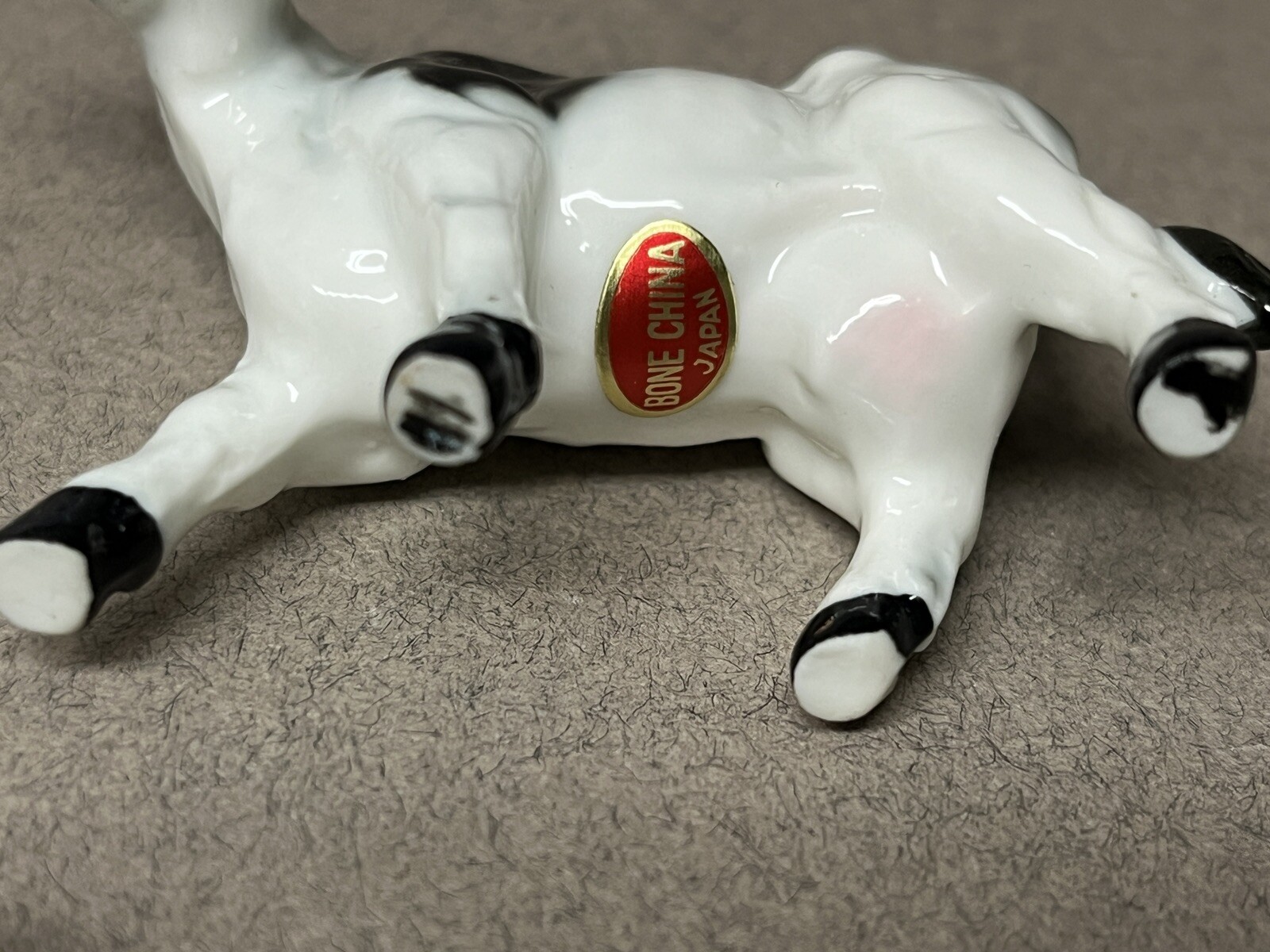 12-Vintage MINIATURE Porcelain/Ceramic Animals-Cow,Pigs,Dogs,Rabbit,Hen,Duck,Etc