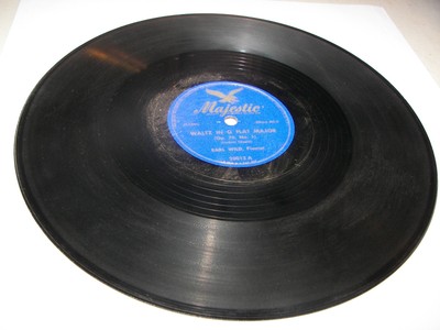 EARL WILD PIANIST CHOPIN WALTZ IN E MINOR / G FLAT MAJOR 78 Majestic 20012 1946