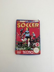 Boxed Genuine Nintendo Entertainment System NES Tecmo World Cup Soccer PAL