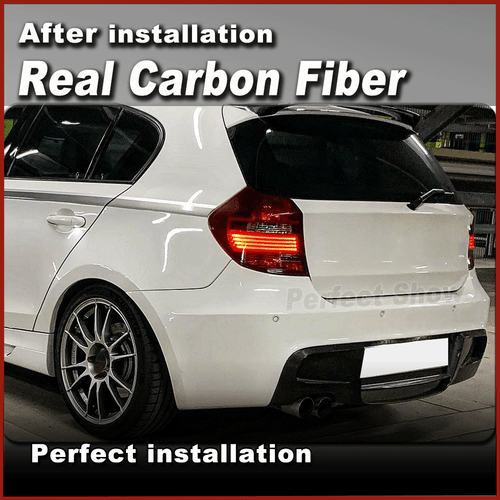 Carbon Diffusor Hinten Stoßstange Heckspoiler für BMW 1ER E87 M Paket 2007-2010 - Bild 5 von 11
