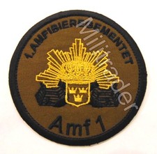 Parche anfibio Amf1 de la Armada sueca de Suecia