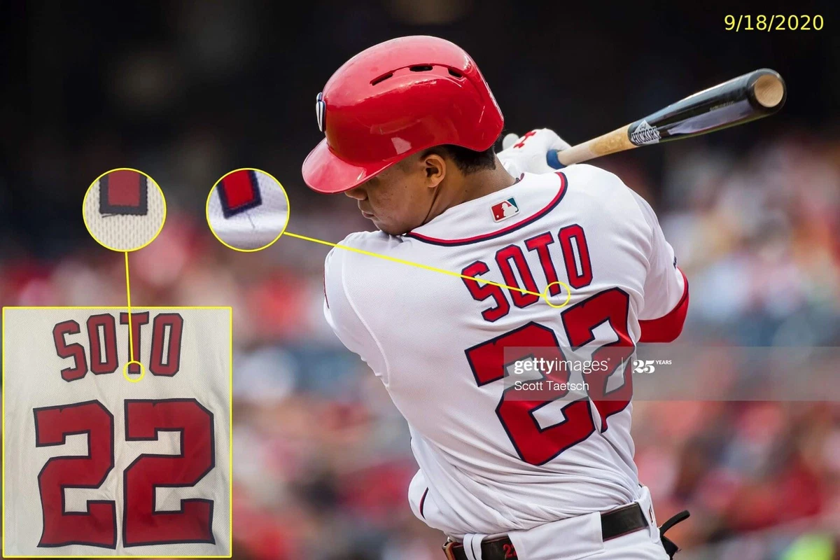 Juan Soto 2022 Game Used Jersey 3 HR Jersey / MLB Holo…2 Nd WS Year?