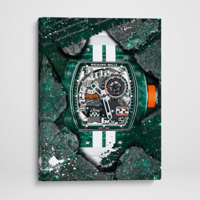 Richard Mille Le Mans inspired Canvas Wall Art Print - Watch Art Poster Print