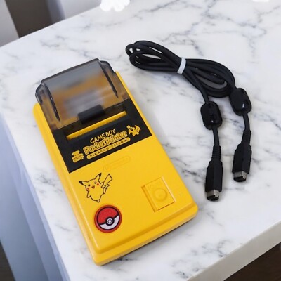 Nintendo GameBoy Pocket Printer Pikachu MGB-007 Yellow Version  Japan