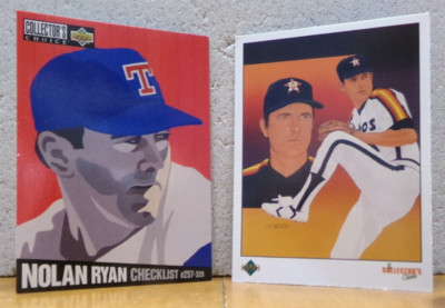 VERY COOL VINTAGE NOLAN RYAN BASEBALL CARDS BUY 1 GET 1 FREE ASTROS & RANGERS: H