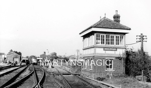 R-British Railway Digital Image LBSC Hailsham Signal Box