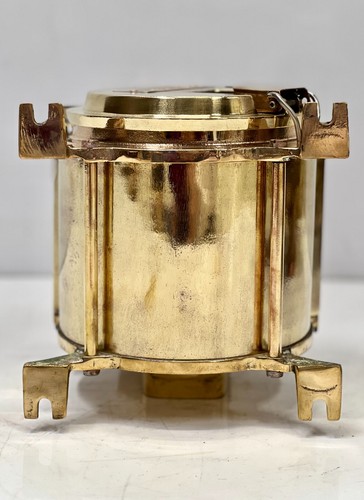 Ancienne lampe électrique Tranberg tribord offres nautique laiton récupéré navire ma...