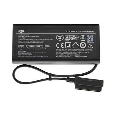 Original AC Power Adapter Battery Charger F2C60 60W For DJI Mavic