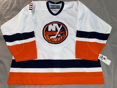 New York Islanders Hockey Jersey Authentic Game Weight Reebok 58 NEW MiC 2000's