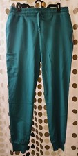 NWT Natural Uniforms Teal Scrub Pants Modern Fit Cool Stretch Medium Style 8500