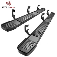 Running Board For 2007-2018 Chevy Silverado GMC Sierra 1500 Crew Cab 6" Nerf Bar