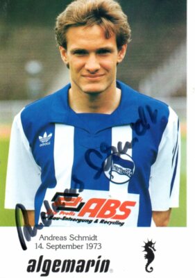 Autograph - Andreas Schmidt (Hertha BSC Berlin) 