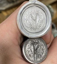 3D King Cobra Snake Metal Stamp Tool for Jewelry Gold Embossing Punch Craft