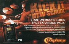 2010 small Print Ad of Bosphorus BFD2 Stanton Moore Expansion Pack Drum Cymbals