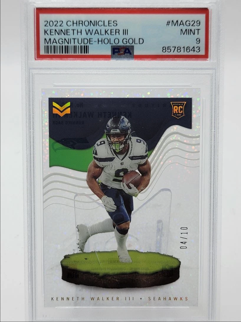 Kenneth Walker III Panini Chronicles Magnitude #MAG29 Holo Gold
