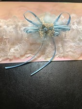 NEW WEDDING GARTER, FROM LOCAL WEDDING SHOP, NOW CLOSED. MANY LISTED. GRY-99-6