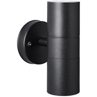 Brilliant Jandy AußEn Wand Decken Leuchte 2-Flg Up Down Schwarz IP44 Dimmbar