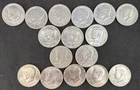 Lot of 16 Vintage Kennedy Half Dollars 1971-1991 Denver Bicentennial Nice!