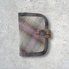 Wallet for womens handmade fabric Size: Width 11 cm, Height 16 cm.