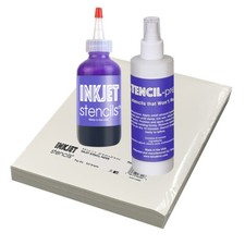 Inkjet Tattoo Stencil Refill Kit - Tracing Paper, Spray Stencil Ink Set