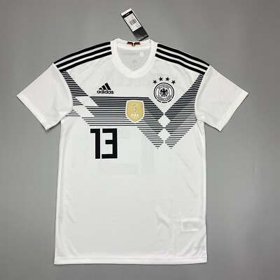 New Muller #13 Germany 2018 2019 Home Football Shirt Soccer Jersey