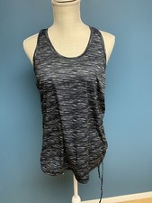 FILA Black Racerback Tank Top Shirt Sleeveless Athletic Tennis Women  s Size: L