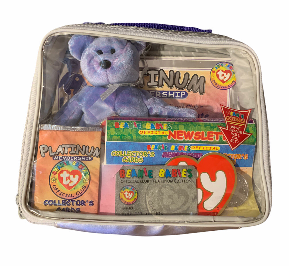 Ty Beanie Baby Platinum Membership Clubby II With MAJOR ERROR!