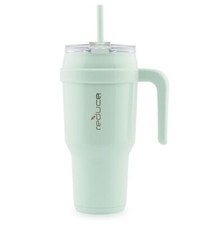 40oz Sea Glass Insulated Drinking Cup with Straw Vacuum Tumbler for Hydration