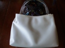 Liz Claiborne Cream Color Purse EUC