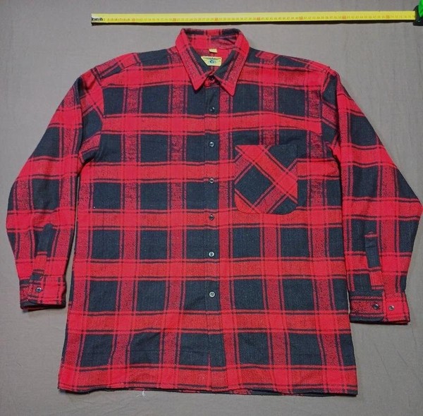 Men Pierre Leon Shirt Red Cotton 40 /L / 48