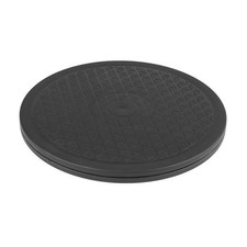 1Pcs Rotatable Sculpture Display Turntable Manual 360 Degree Black Rubber
