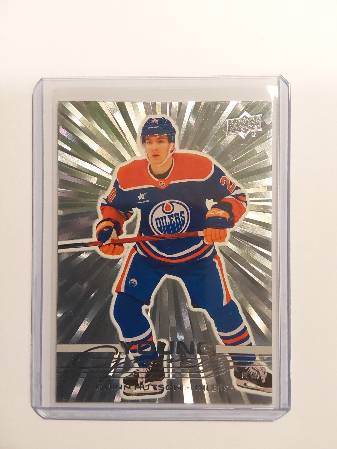2025-26 UPPER DECK YOUNG GUNS OUTBURST SILVER #224 QUINN HUTSON