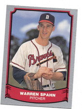 1988 Pacific Baseball Legends - Warren Spahn #109 