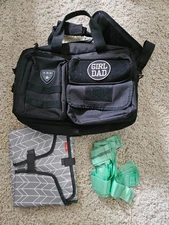 Tactical Baby Gear Black Diaper Bag - Black