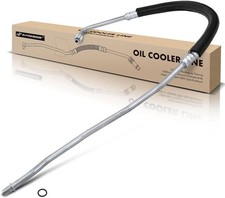 Outlet Lower Engine Oil Cooler Line Hose Assembly Compatible with Chevrolet