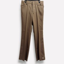 Vintage H Bar C Men NWT Ranchwear Pants 34 Long Tan Early 1970s Deadstock READ