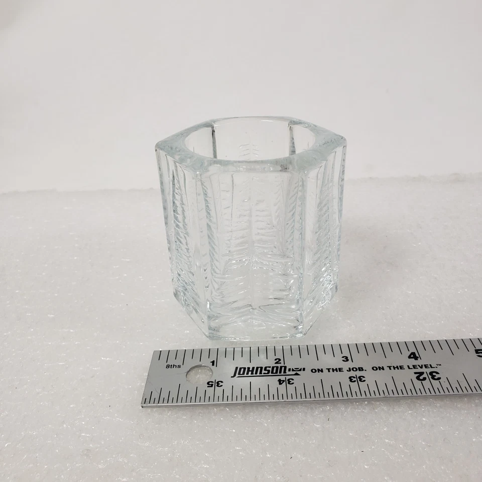 Studio Nova Crystal Winters Eve Christmas Holiday Trees Votive Candle Holder - Image 3 of 4