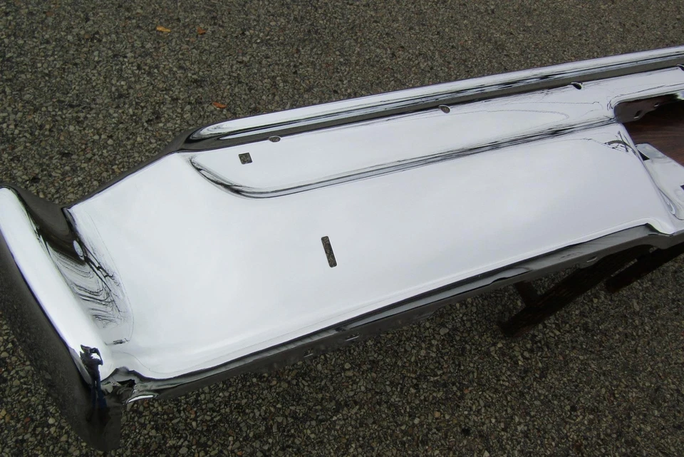 1969 Pontiac Bonneville NOS GM Rear Bumper # 9796329 - Image 4 of 4