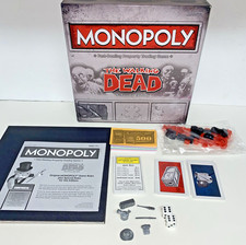 Monopoly The Walking Dead Board Game - Survival Edition USAopoly Complete 2013.