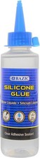 BAZIC Silicone Glue 3.38 Oz. Waterproof Crack Resistant, Silicon Liquido 100 ml