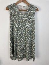 Liberty X Uniqlo Womens Ditsy Floral Sleeveless Jersey Dress Size S UK 8-10