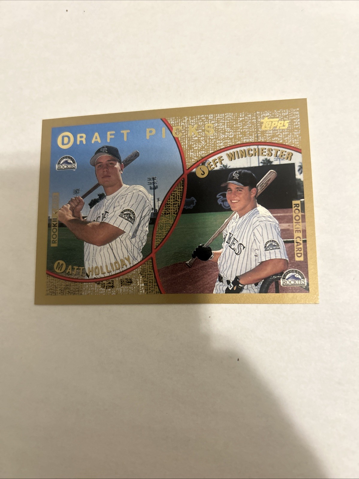 1999 Topps - Draft Picks Matt Holliday, Jeff Winchester #442 (RC) 10LLLL
