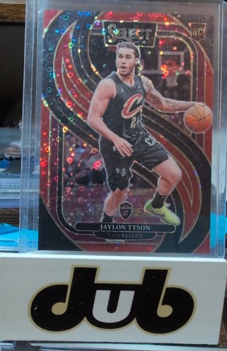 2024-25 Panini Select - Premier Level Jaylon Tyson #182 Red Disco Prizm /49 (RC)