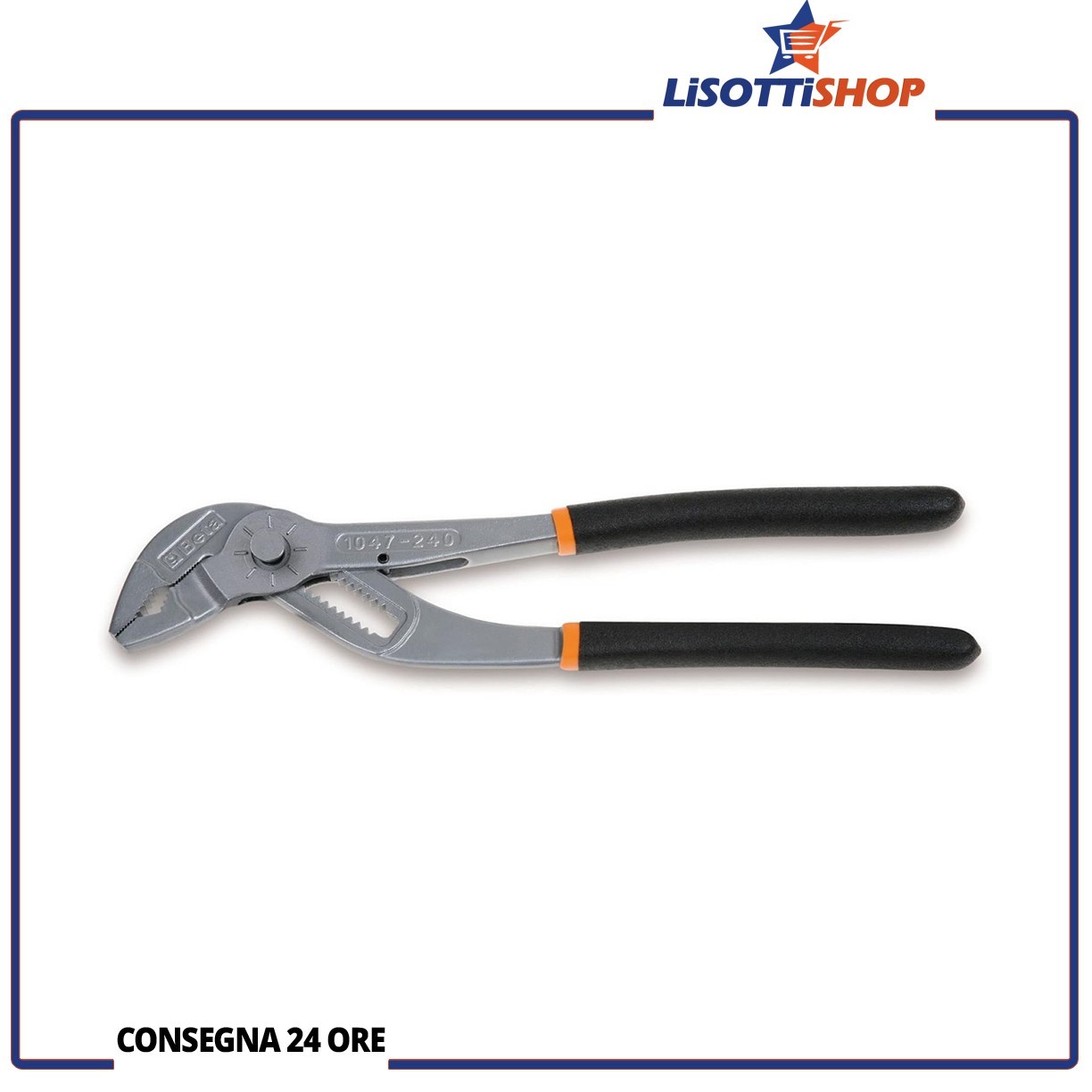 Pinza a Pappagallo Beta 1047 180mm | Regolazione Rapida a Pulsante