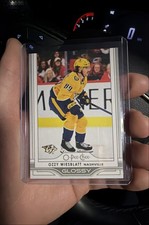 25-26 Upper Deck Series Two Ozzy Wiesblatt Rookie Silver Glossy Card # OG-38