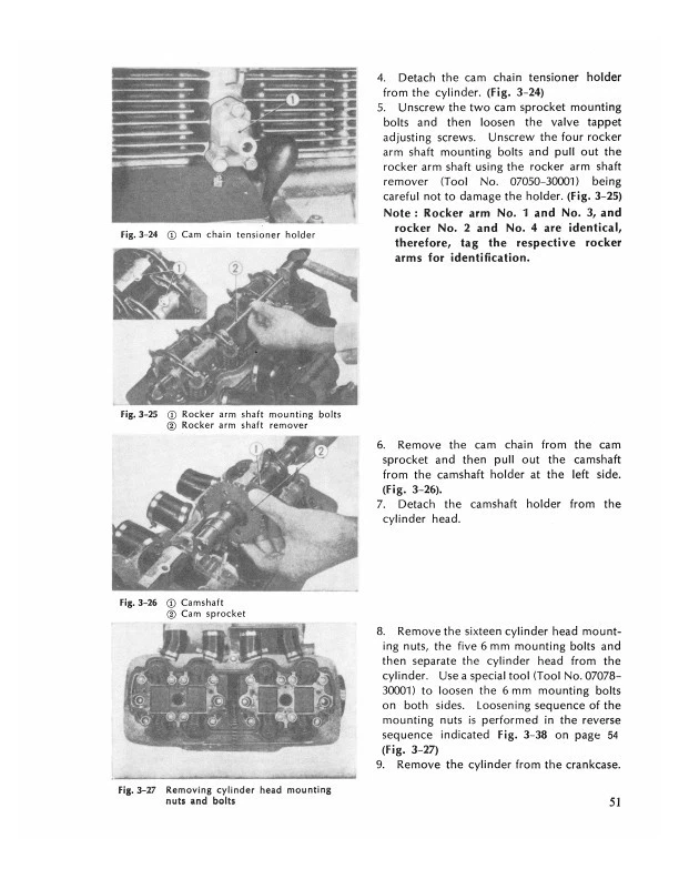 Honda CB750 CB750F Manual de taller 1970 1971 1972 1973 1974 1975 Servicio de motocicleta Foto 2 de 4