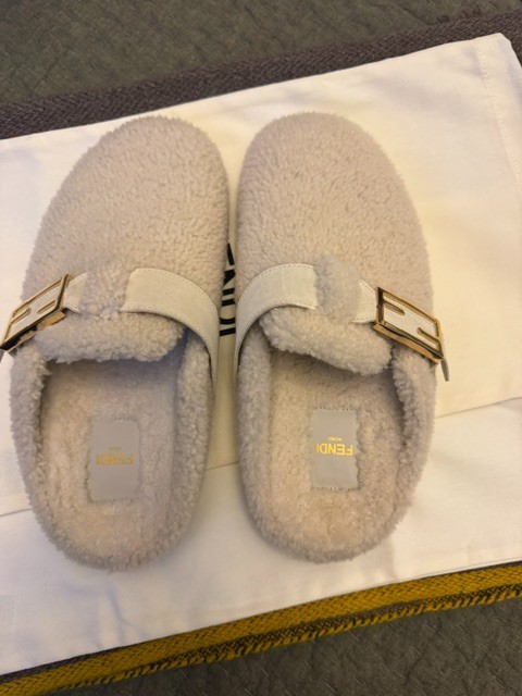 Fendi Shearling Mules